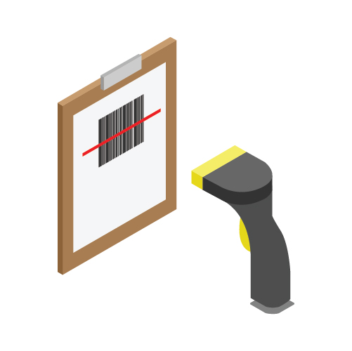 Triggering dimensioner using handheld barcode scanner